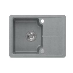 Quadri Kendal chiuvetă din granit gri 58x44cm cu scurgător 1208967404