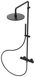 Waterevolution Flow doucheset met regendouche mat zwart 250mm T141N25PR