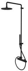 Waterevolution Flow combinatie de duș cu duș de ploaie negru mat 200mm T141NRPR