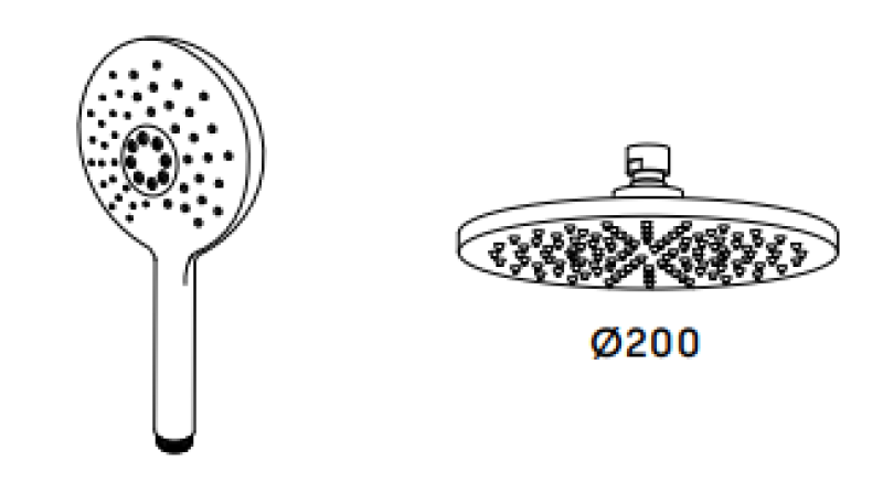 Waterevolution Flow douchecombinatie met regendouche messing natuur 200mm T141NRLE

Traducerea în română:
Set de duș Waterevolution Flow cu duș de ploaie alamă naturală 200mm T141NRLE