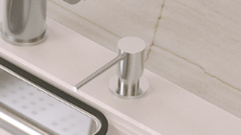 Quadri Luxor Dispenser pentru săpun încorporat auriu, reîncărcabil de sus 1208967511