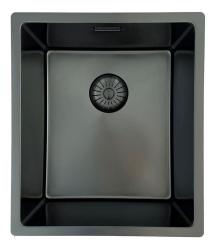 Pure.Sink Prestige chiuvetă PVD metal pistol 34x40 cm rază de 10 mm montare sub blat, la același nivel cu blatul și deasupra blatului PPG3440-61