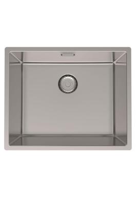 Pure.Sink Prestige chiuvetă din inox 50x40 cm rază de 10 mm montaj sub-blat, la nivel și pe blat PPG5040-02