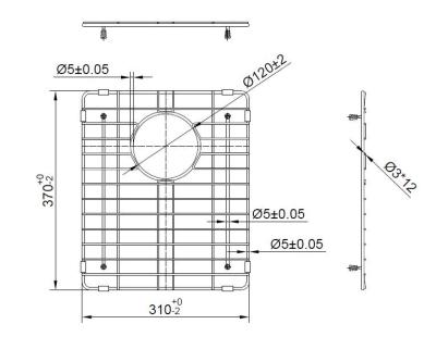 Pure.Sink Prestige suport de fund 34 Aur PPGGD34-60
