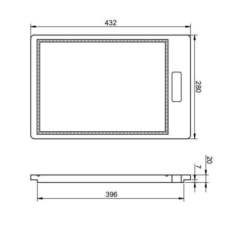 Pure.Sink Prestige tocător din lemn PPGCB40-23