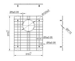 Pure.Sink Prestige suport de fund 34 Cupru PPGGD34-62