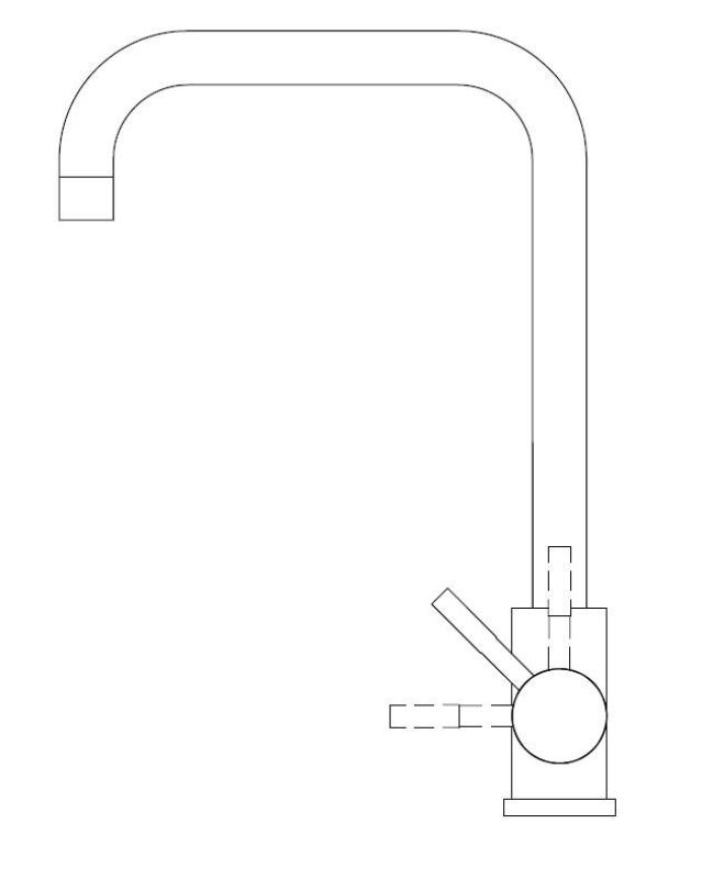 Pure.Sink Elite Steel Pure robinet de bucătărie PVD aur periat PS8010-60