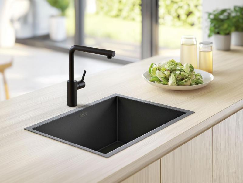 Pure.Sink Elite Steel Spark robinet de bucătărie Negru mat PS8040-10