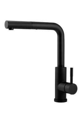 Pure.Sink Elite Steel Spark-S baterie de bucătărie Negru Mat cu duză extensibilă PS8041-10