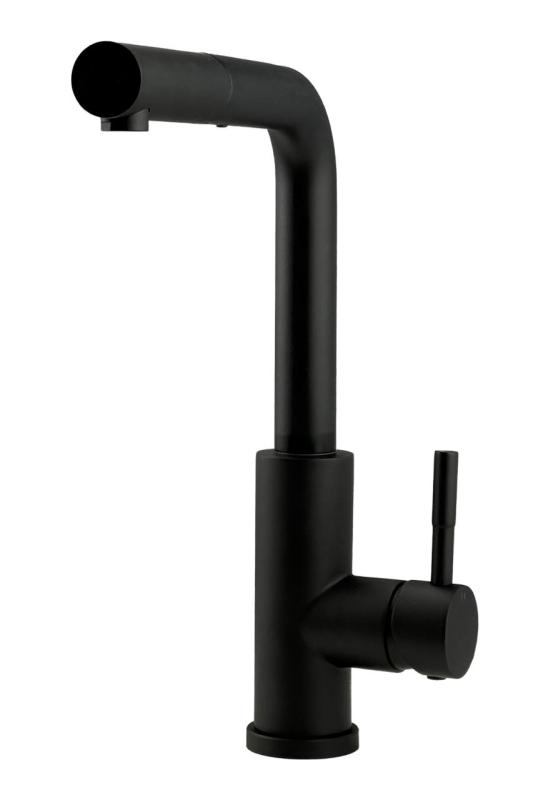 Pure.Sink Elite Steel Spark-S baterie de bucătărie Negru Mat cu duză extensibilă PS8041-10