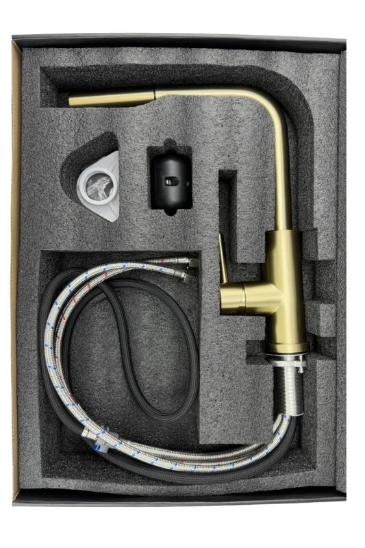 Pure.Sink Elite Steel Spark-S baterie de bucătărie Negru Mat cu duză extensibilă PS8041-10