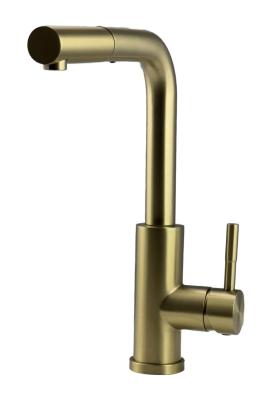 Pure.Sink Elite Steel Spark-S baterie de bucătărie PVD Aur Periat cu duză extensibilă PS8041-60