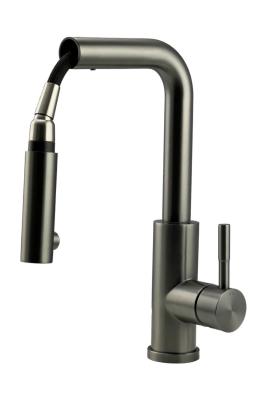 Pure.Sink Elite Steel Spark-S baterie de bucătărie PVD Gun Metal cu duză extensibilă PS8041-61
