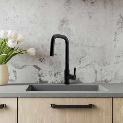 Pure.Sink Elite Steel Crystal-S baterie de bucătărie Negru Mat cu duză extensibilă PS8050-10