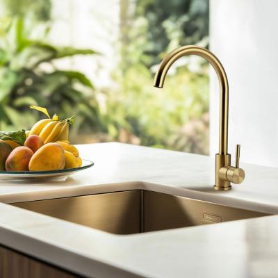 Pure.Sink Elite Steel Stream baterie de bucătărie PVD Aur Periat PS8044-60