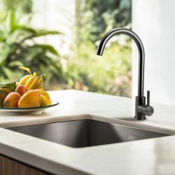 Pure.Sink Elite Steel Stream baterie de bucătărie PVD Gun Metal PS8044-61