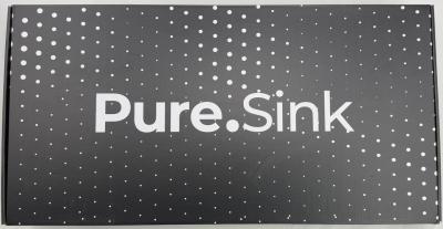 Robinet de bucătărie Pure.Sink Elite Steel Stream-S PVD, aur periat, cu duză extensibilă PS8045-60