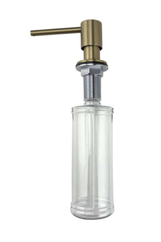 Pure.Sink Elite Steel Shine dispenser pentru săpun încorporabil din oțel inoxidabil, reîncărcabil de sus PS9010-02.