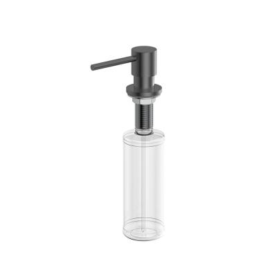 Pure.Sink Elite Steel Shine încorporat Dozator de săpun PVD Gun Metal reîncărcabil de sus PS9010-61