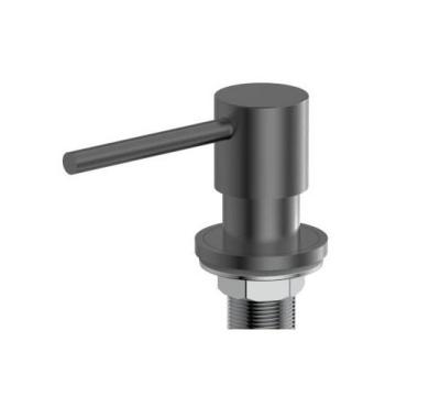Pure.Sink Elite Steel Shine încorporat Dozator de săpun PVD Gun Metal reîncărcabil de sus PS9010-61