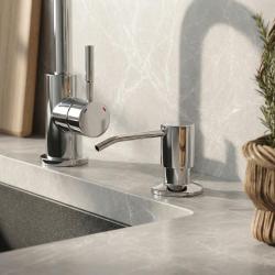 Quadri Manchester Dispenser pentru Săpun Încorporat Crom - Reîncărcabil de Sus 1208967654