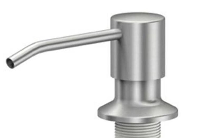 Quadri Manchester Dispenser de Săpun Încastrat din Oțel Inoxidabil - Reîncărcabil de Sus 1208967655