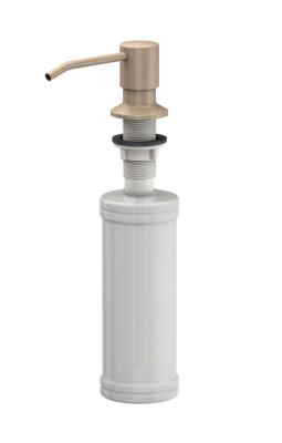 Quadri Manchester Inbouw Zeepdispenser Beige Zand- Boven Navulbaar 1208967658