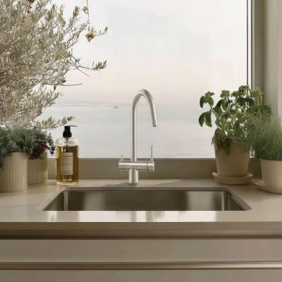 Quadri Leichester Chiuvetă de bucătărie robinet inox 3 căi cu o conexiune suplimentară pentru apă filtrată 1208967668