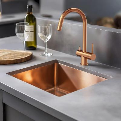 Quadri Leichester robinet de bucătărie PVD cupru cu 3 căi, cu o conexiune suplimentară pentru apă filtrată 1208967670.