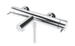 Robinet de duș cu două căi Waterevolution Flow cu duș de mână PVD Cupru T130NCPE
