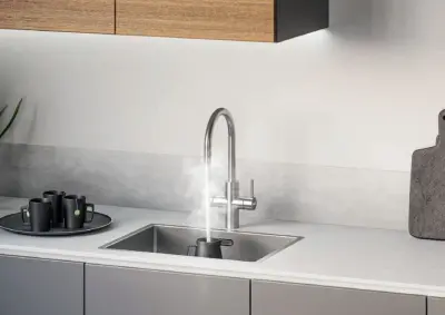 Franke Maris waterhub 7L boiler 3-1 met Touch elektronische kokend water kraan roestvrij staal met waterhub bypass 1208967849
