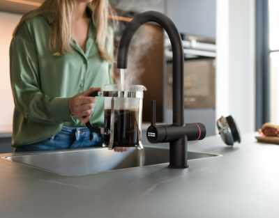 Franke Maris waterhub 7L boiler 3-in-1 met elektronische Touch kokendwaterkraan matzwart 160.0713.604