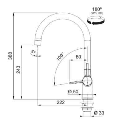 Franke Maris water hub boiler de 4L 3-1 cu robinet de apă clocotită mecanic Twist din oțel inoxidabil 160.0711.523