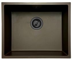 GraniteMy Universal Chiuvetă de Cafenea din Granit 50x40 cm montare pe blat, sub blat și la nivel cu blat cu dop din metal armat - 1208967928