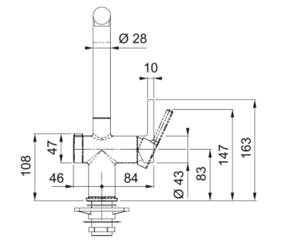Franke Active Twist Monocomandă Robinet de Bucătărie Inox cu Gura Fixă și Control Integrat al Deșeurilor 115.0653.504