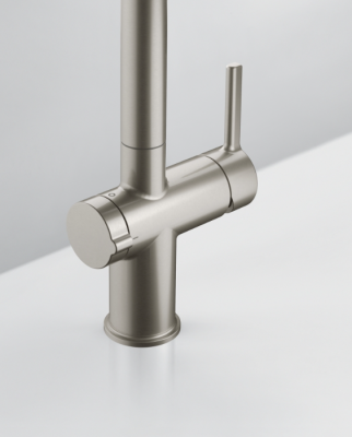 Franke Active Twist Monocomandă Robinet de Bucătărie Inox cu Gura Fixă și Control Integrat al Deșeurilor 115.0653.504