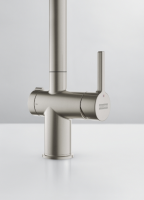 Franke Active Twist Monocomandă Robinet de Bucătărie Inox cu Gura Fixă și Control Integrat al Deșeurilor 115.0653.504