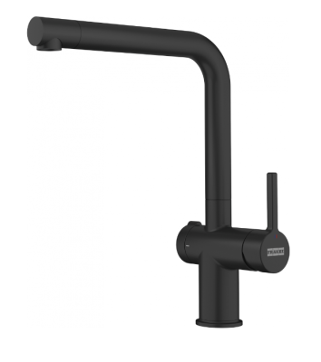 Franke Active Twist Monocomandă Neagră cu Scurgere Fixă și Control Integrat al Deșeurilor 115.0669.768