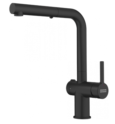 Franke Active Twist Monocomandă Negru cu Duș Extractabil și Control Integrat al Deșeurilor 115.0669.769