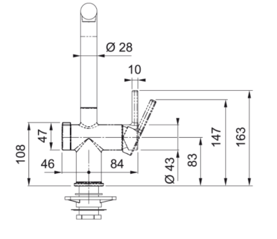 Franke Active Twist Robinet Monocomandă din Inox cu Gură de Scurgere Extensibilă și Funcție Integrată de Operare a Deșeurilor 115.0653.505