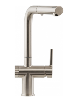 Franke Active Twist Robinet Monocomandă din Inox cu Gură de Scurgere Extensibilă și Funcție Integrată de Operare a Deșeurilor 115.0653.505