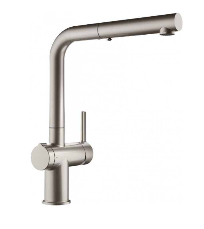 Franke Active Twist Robinet Monocomandă din Inox cu Gură de Scurgere Extensibilă și Funcție Integrată de Operare a Deșeurilor 115.0653.505