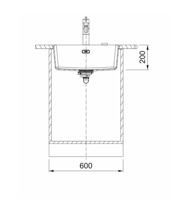 Franke Maris MRG 210-52 Fragranite Slate Grey Chiuvetă Grijs Donker Montare la nivel 135.0714.610