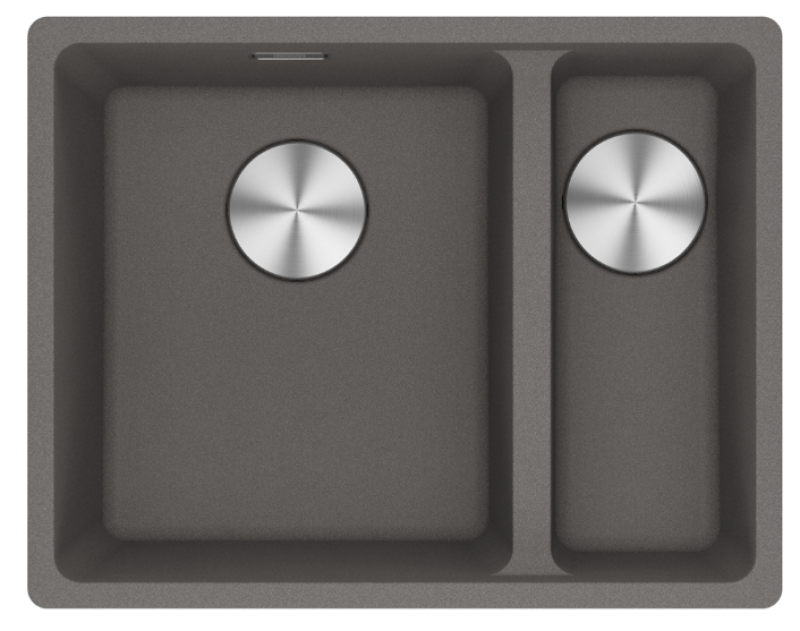Franke Maris MRG 260-34-15 Fragranite Slate Grey Chiuvetă cu vas pe partea stângă Gri închis Montare la nivelul suprafeței 135.0714.635