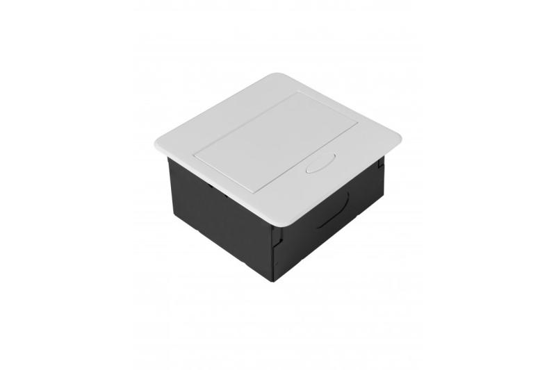 Priza de mobilier încorporată AVARO, 1x priză franceză, USB A+C, Cablu 1.5m, Alb