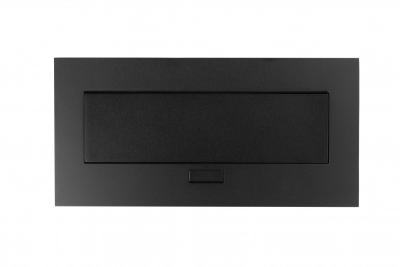 Priză de mobilă 2x priză schuko, USB A+C, fără cablu, negru