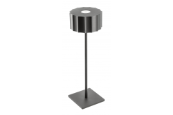 Lampă de masă cu LED AZELIA, 2,5W, 200lm, DC 5V, 1A, 4000 K, baterie 4000 mAh, reglabilă, negru.
