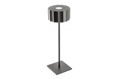 Lampă de masă cu LED AZELIA, 2,5W, 200lm, DC 5V, 1A, 4000 K, baterie 4000 mAh, reglabilă, negru.
