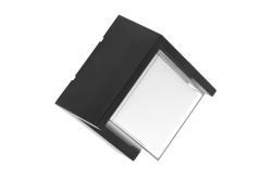 Lumină de fațadă LED CANTI II, 12W, 1000lm, AC220-240V, 50/60Hz, IP65, 4000K, negru