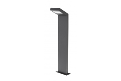 Lumină de grădină LONDON LED, 10W, 720lm, IP54, AC220-240V, 50/60Hz, 4000K, post drept, 58 cm, negru